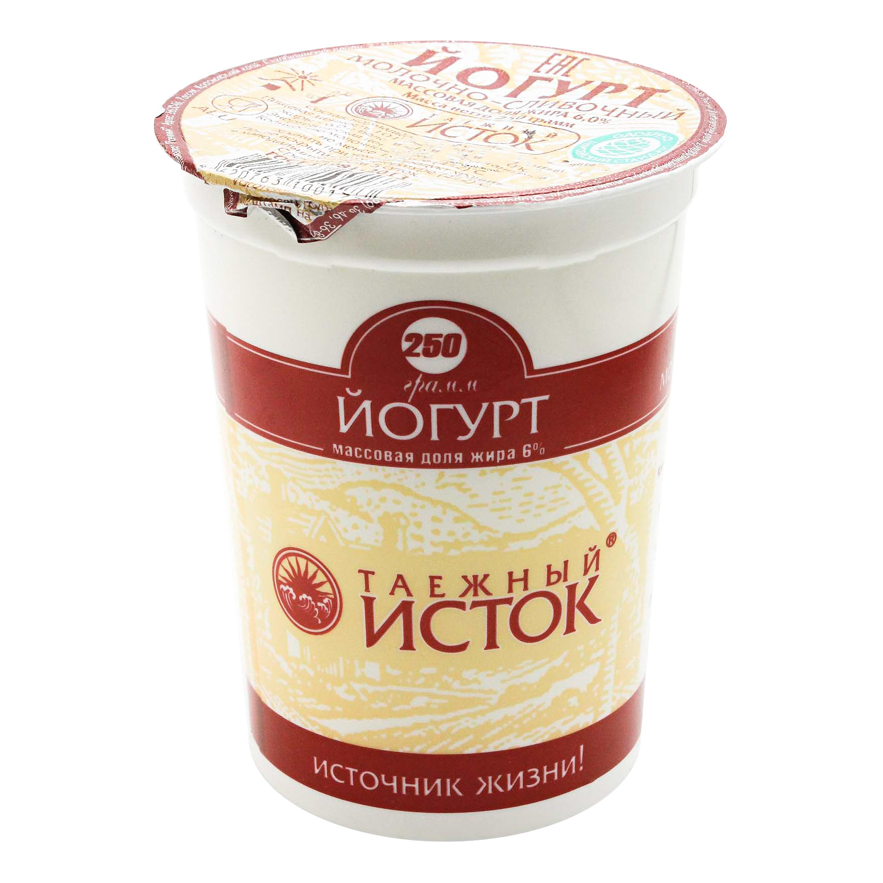 

Йогурт Исток молочно-сливочный 6% БЗМЖ 250 г