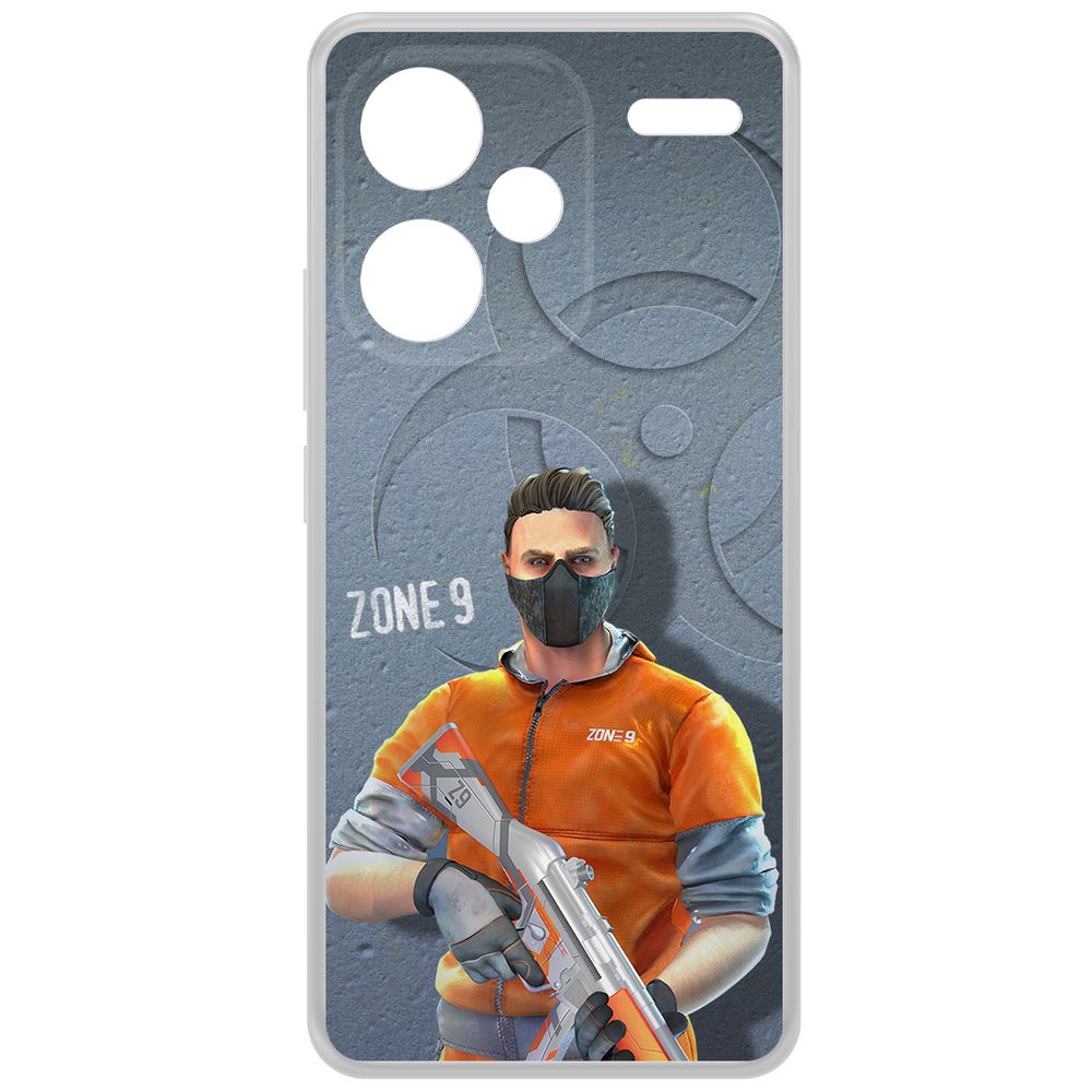 

Чехол-накладка Clear Case Cтандофф 2 - Биотеррорист для Xiaomi Redmi Note 13 Pro+ 5G, Прозрачный