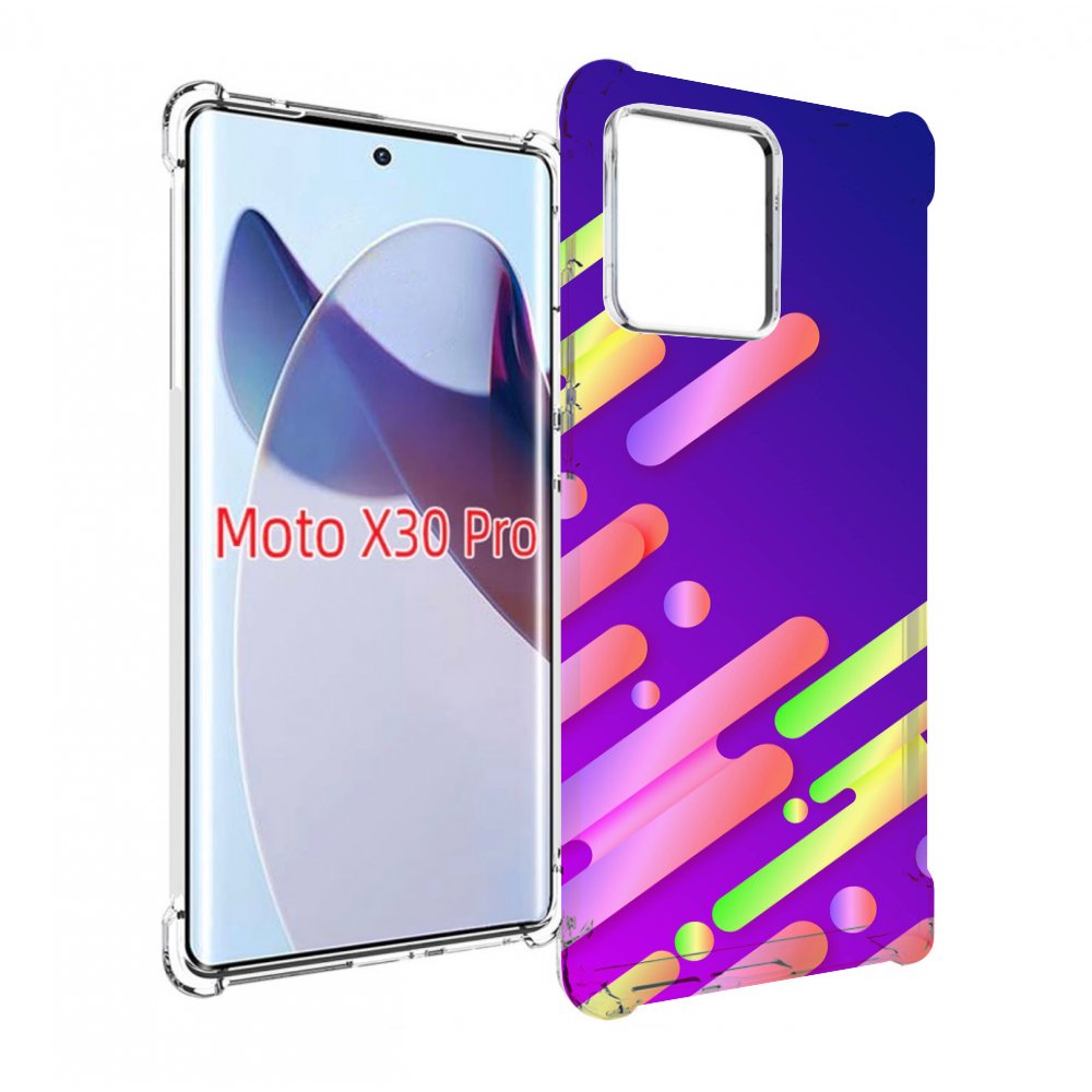 

Чехол MyPads неоновый-фон для Motorola Moto X30 Pro, Прозрачный, Tocco