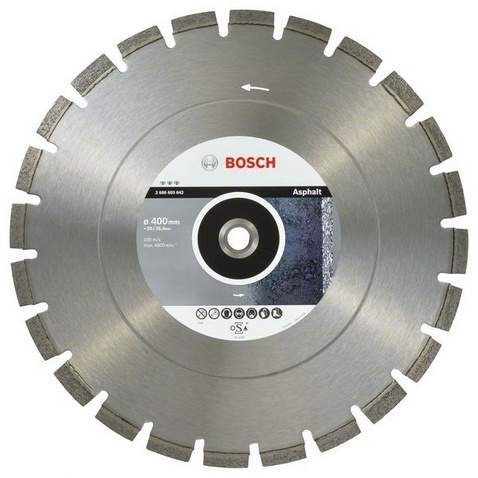 фото Диск алмазный bosch 400x20/25,4 best for asphalt