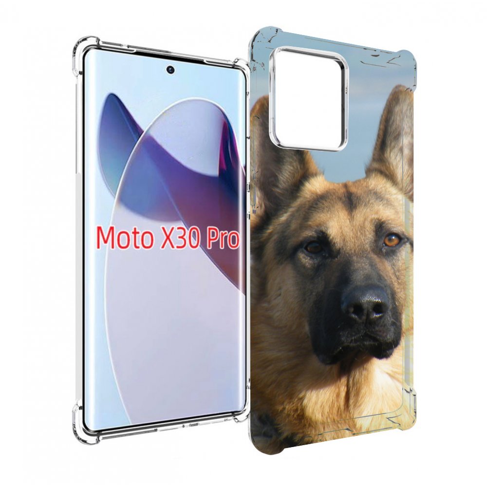 

Чехол MyPads немецкая овчарка для Motorola Moto X30 Pro, Прозрачный, Tocco