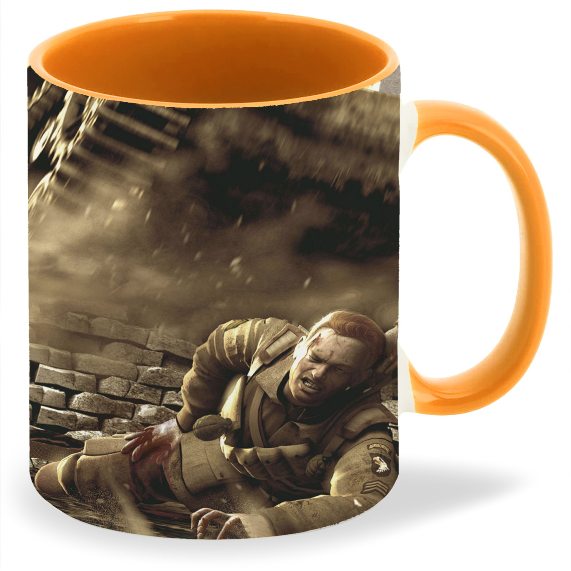 

Кружка CoolPodarok brothers in arms hells highway Тащит раненого солдата Автомат, brothers in arms hells highway Тащит раненого солдата Автомат
