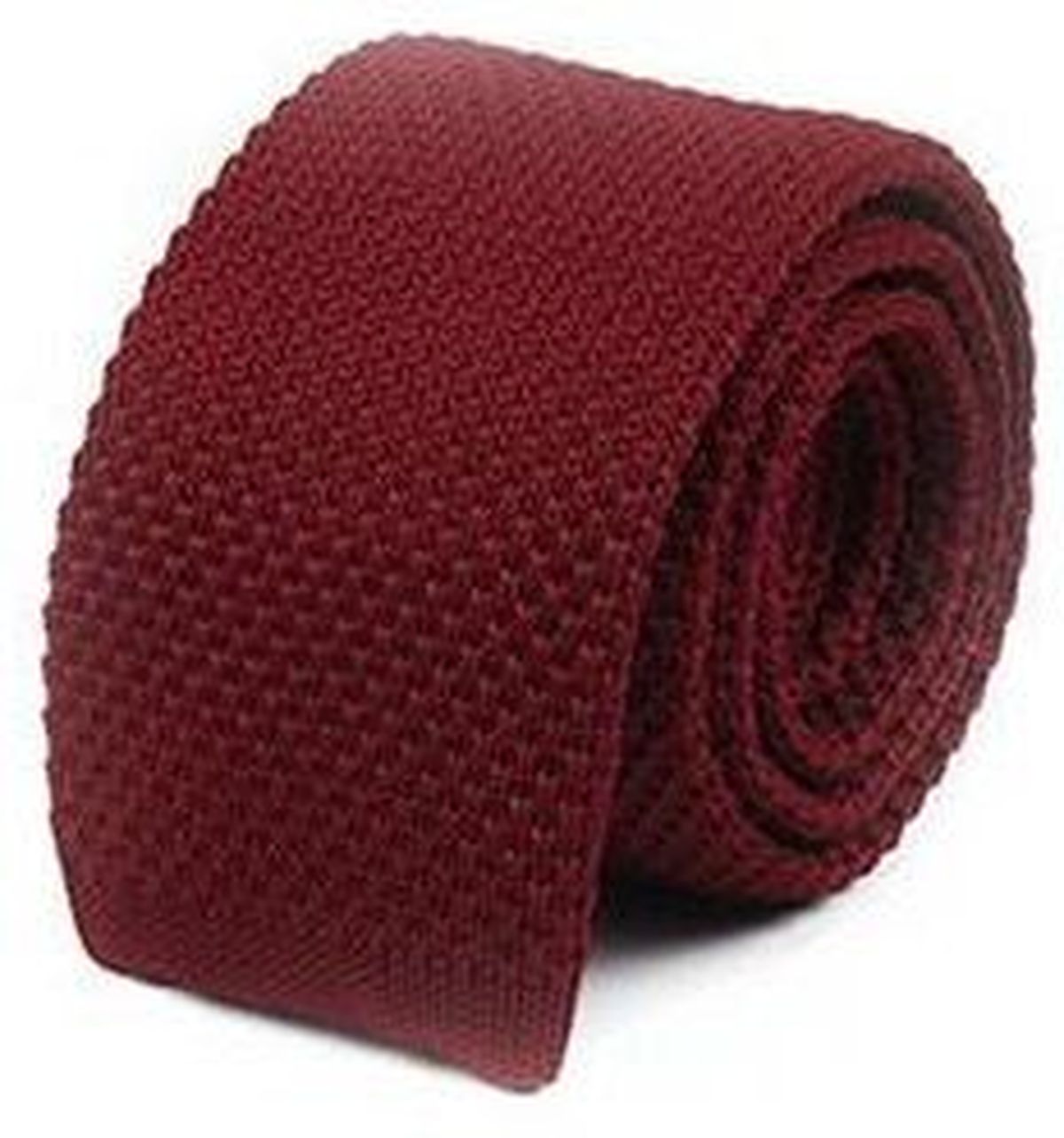 Галстук мужской 2beMan tie_knitted_plain бордовый