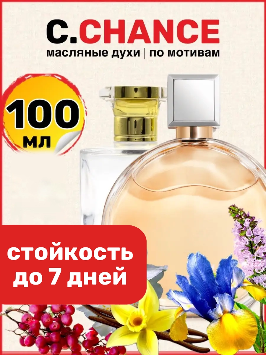 

Духи масляные BestParfume по мотивам Chance Eau De Parfum Шанель Шанс женские, 101