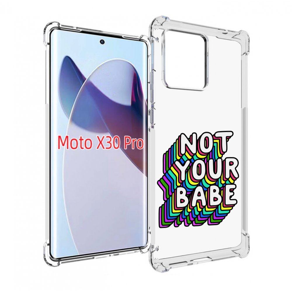 

Чехол MyPads не-твоя-девочка для Motorola Moto X30 Pro, Прозрачный, Tocco