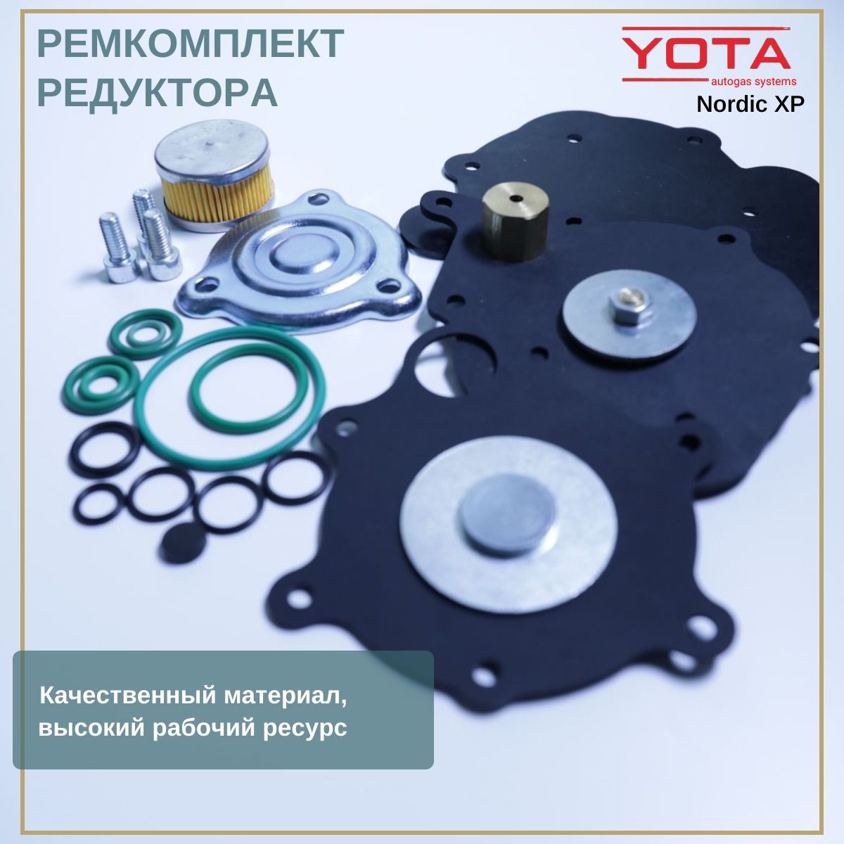 

Ремкомплект редуктора ГБО YOTA (TOMASETTO) Nordic XP