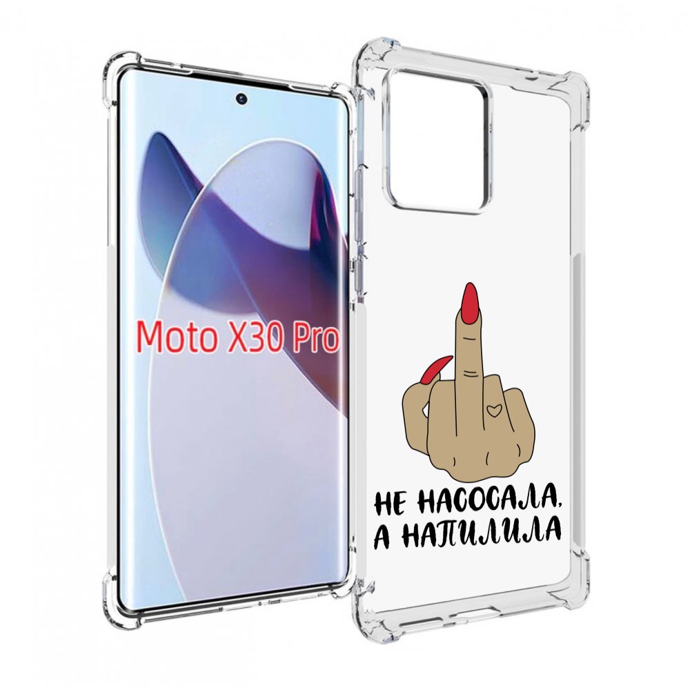 

Чехол MyPads напилила для Motorola Moto X30 Pro, Прозрачный, Tocco