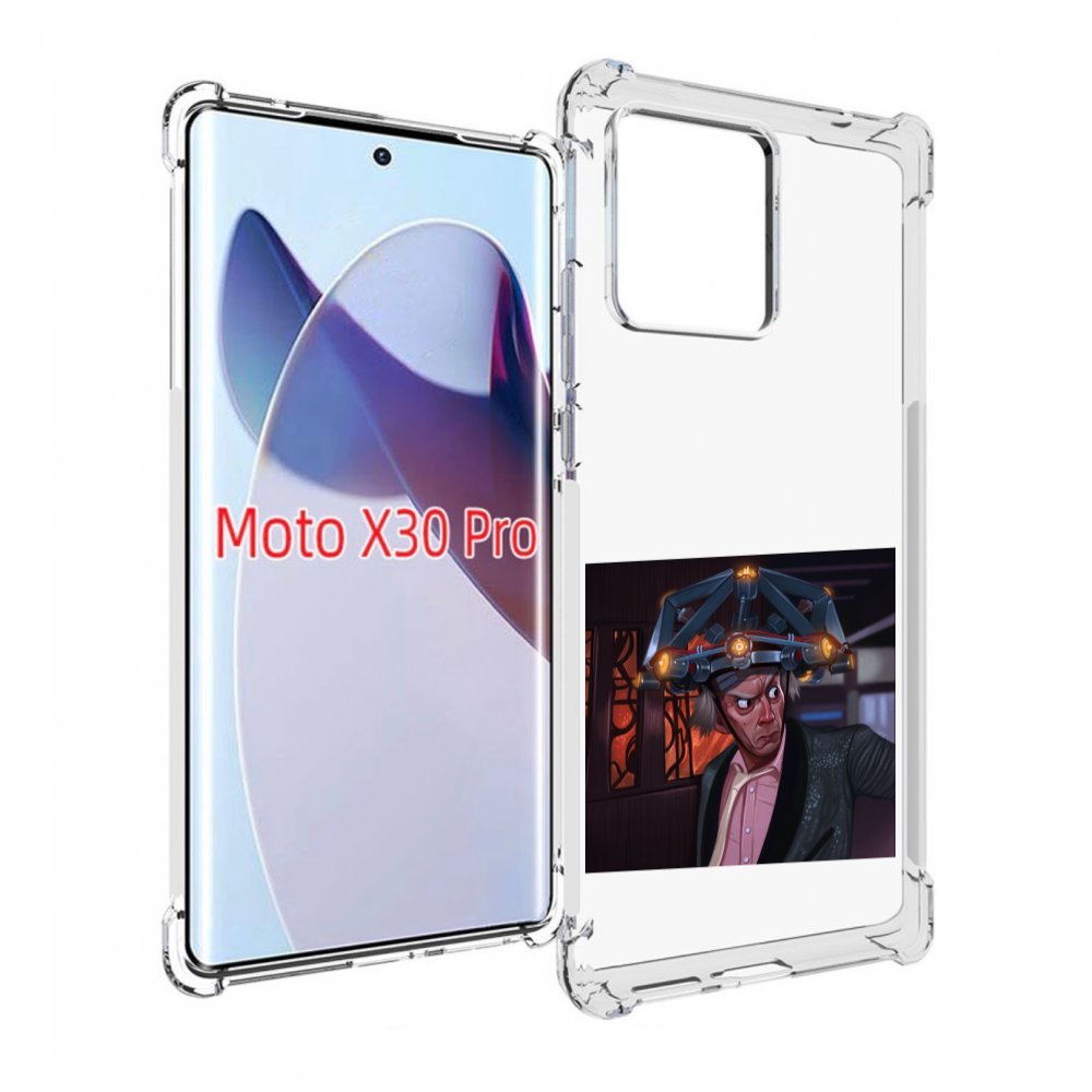 

Чехол MyPads назад-в-будущее для Motorola Moto X30 Pro, Прозрачный, Tocco