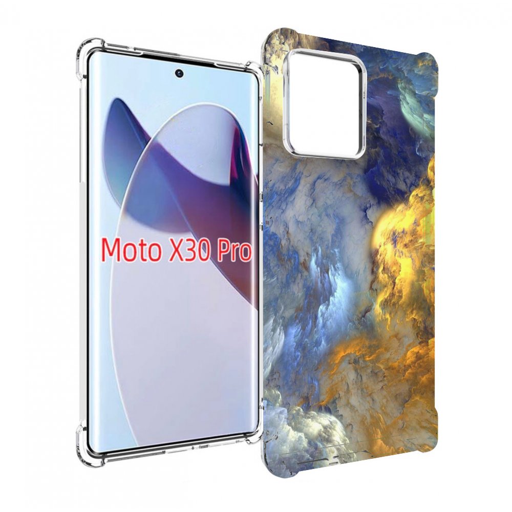 

Чехол MyPads мраморное небо для Motorola Moto X30 Pro, Прозрачный, Tocco