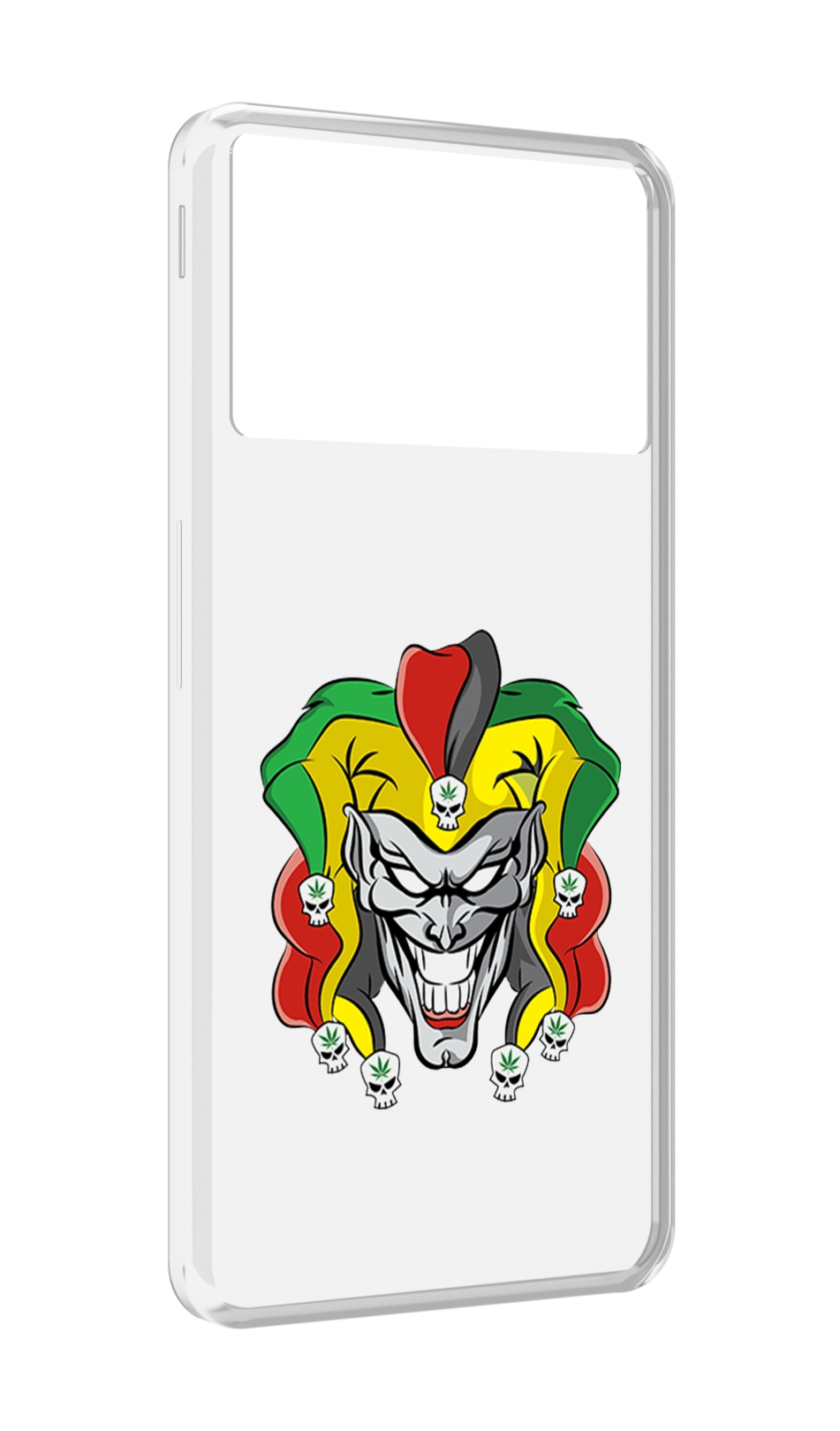 

Чехол MyPads злодей-клоун для ZTE Nubia Z40S Pro, Прозрачный, Tocco