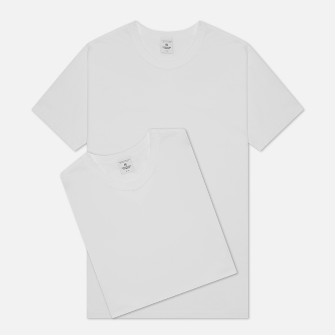 

Комплект футболок мужских Reigning Champ RC-1029 белых S, RC-1029