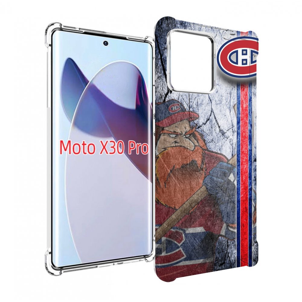 

Чехол MyPads монреаль канадиенс для Motorola Moto X30 Pro, Прозрачный, Tocco