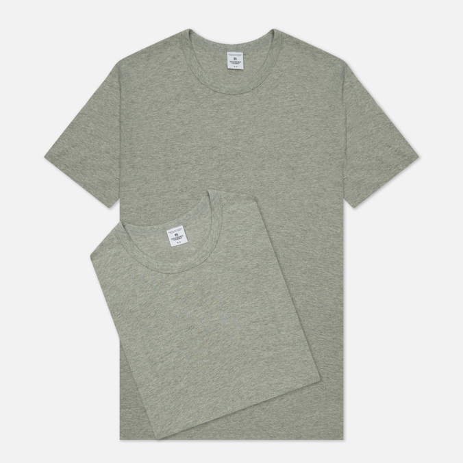 

Комплект футболок мужских Reigning Champ RC-1029 серых XL, RC-1029