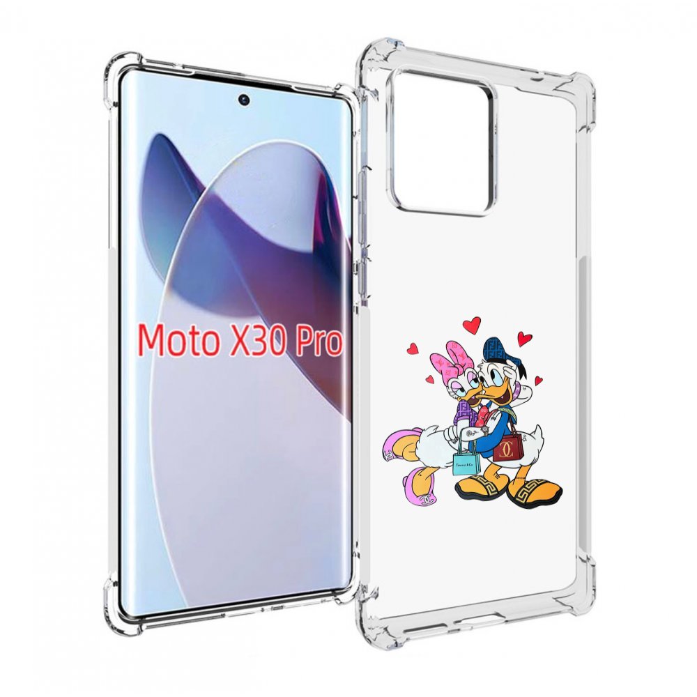 

Чехол MyPads модные-влюбленные-утки для Motorola Moto X30 Pro, Прозрачный, Tocco