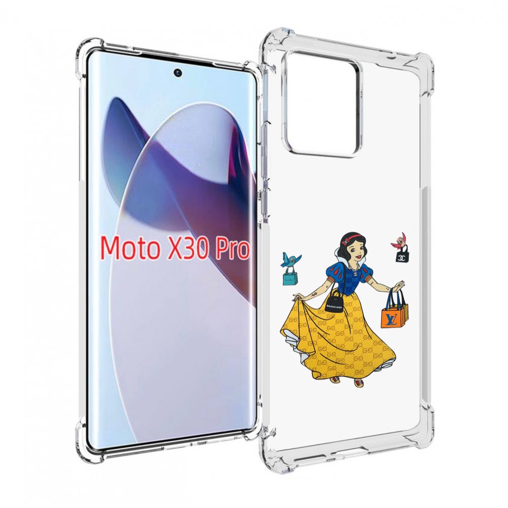 

Чехол MyPads модная-принцесса женский для Motorola Moto X30 Pro, Прозрачный, Tocco