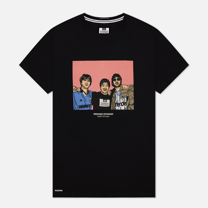 

Футболка мужская Weekend Offender PTAW2114 черная L, PTAW2114