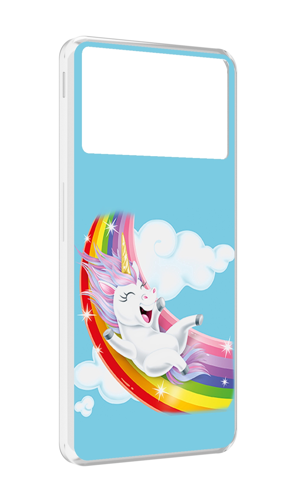 

Чехол MyPads единорог-на-радуге для ZTE Nubia Z40S Pro, Прозрачный, Tocco