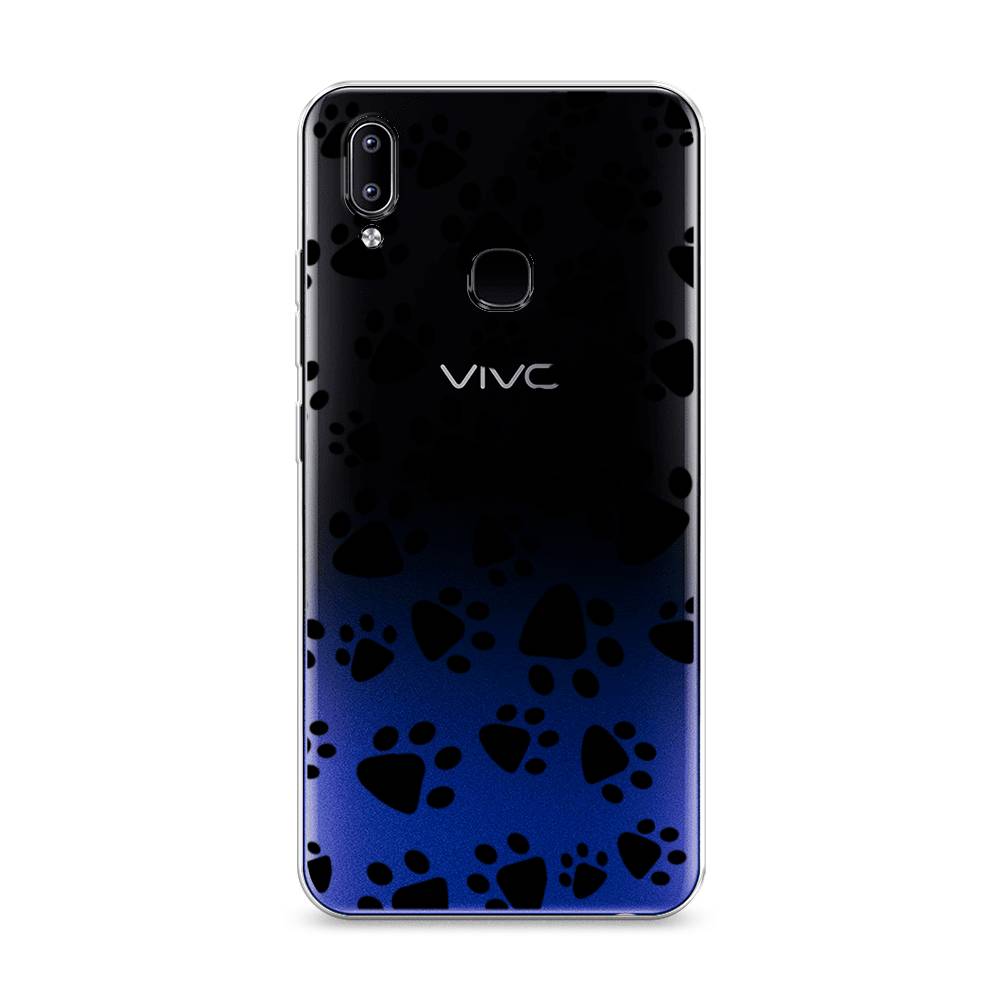 

Чехол Awog на Realme Q3 "Лапки черные", Разноцветный, 256450-2