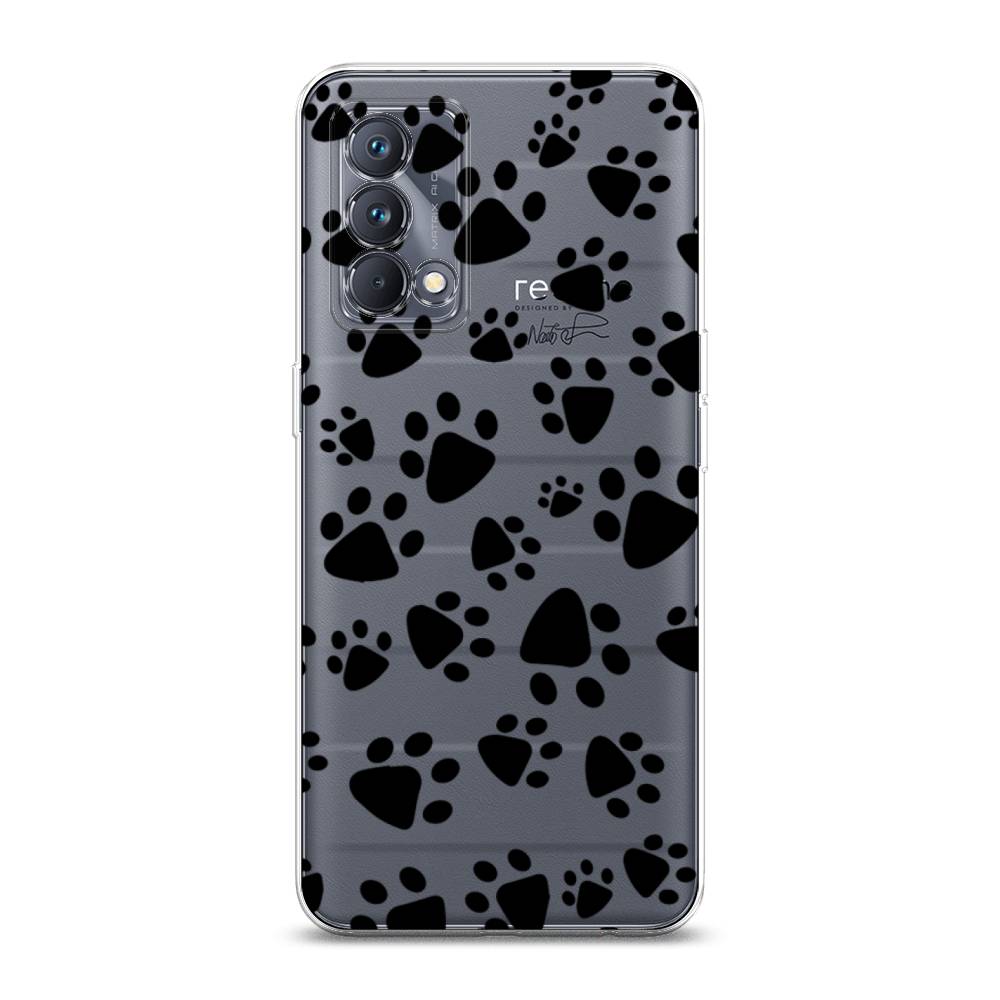 

Чехол Awog на Realme GT Master Edition "Лапки черные", Разноцветный, 2510450-2