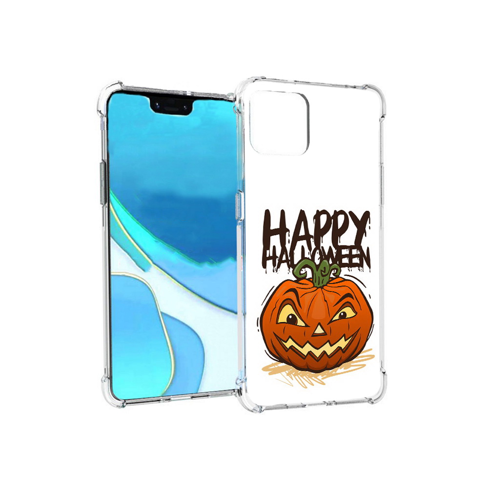 

Чехол MyPads Tocco для Google Pixel 4 XL Хэллоуин счастливый, Прозрачный, Tocco