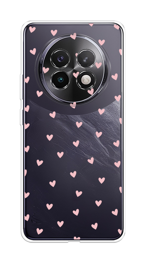 

Чехол на Realme 13+ "Розовые сердечки паттерн", Розовый;прозрачный, 2518750-1