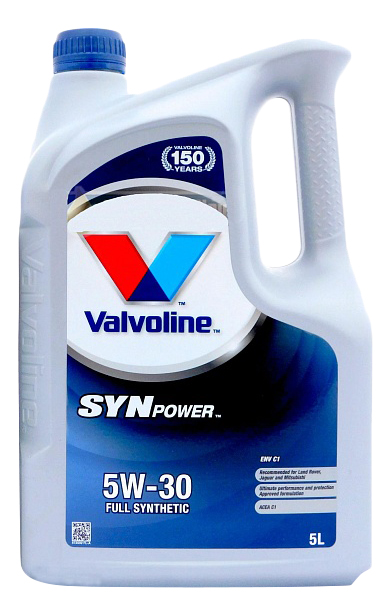 фото Моторное масло valvoline synpower env c1 5w30 5 л