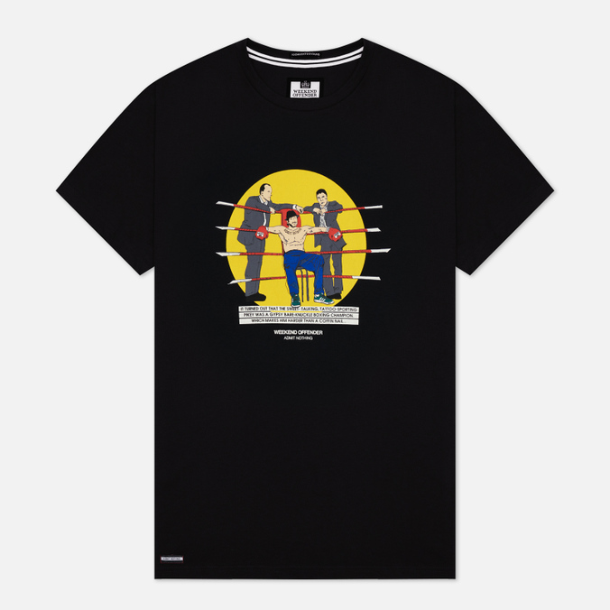 

Футболка мужская Weekend Offender PTAW2110 черная XL, PTAW2110