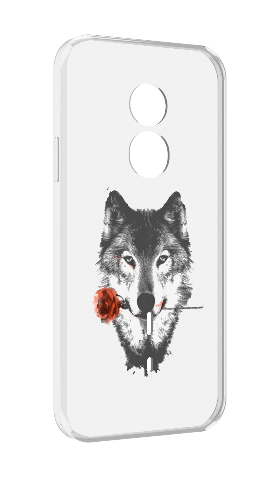 

Чехол MyPads волк с розой для Doogee S51, Прозрачный, Tocco