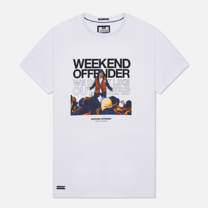

Футболка мужская Weekend Offender PTAW2109 белая XXL, PTAW2109