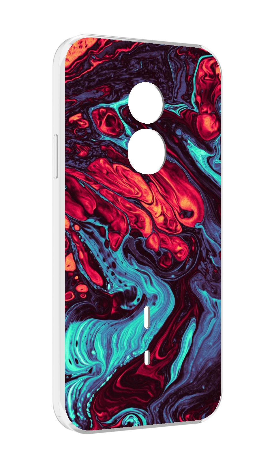 

Чехол MyPads разбавленная краска для Doogee S51, Прозрачный, Tocco