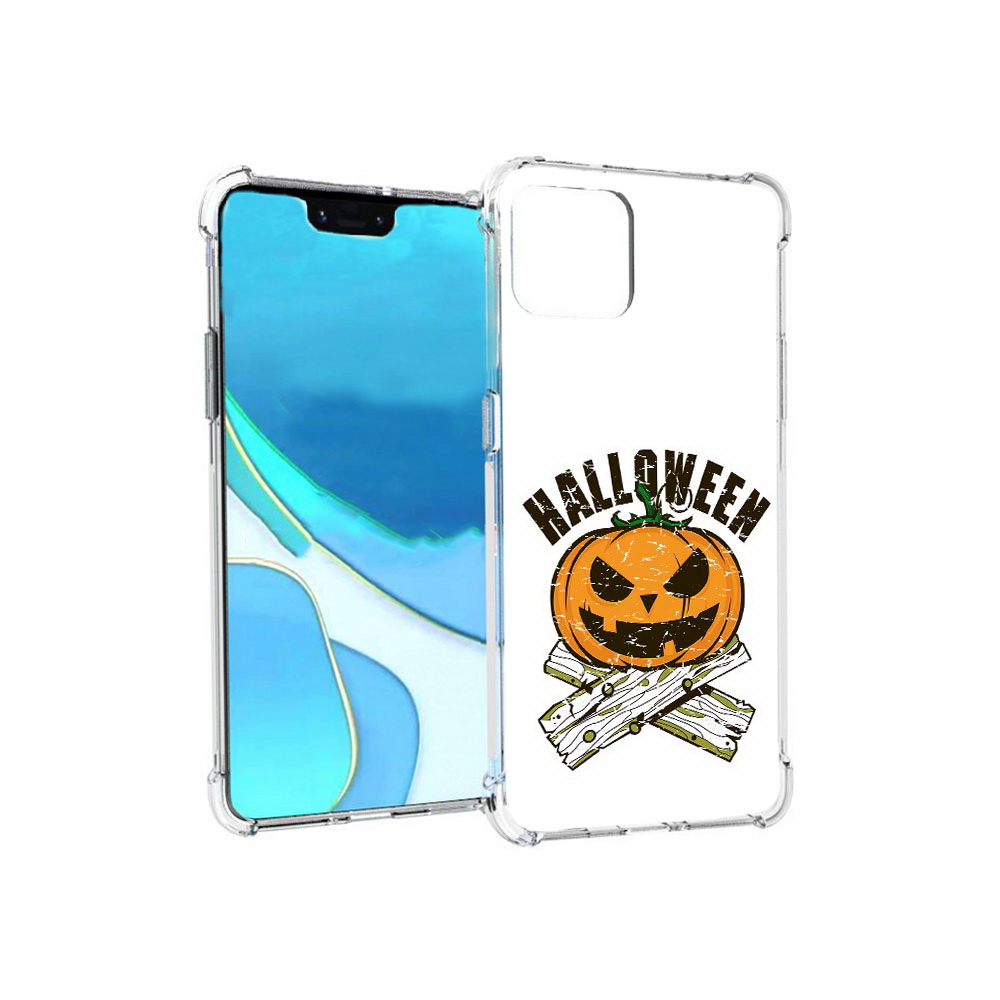 

Чехол MyPads Tocco для Google Pixel 4 XL Хэллоуин доски тыква, Прозрачный, Tocco