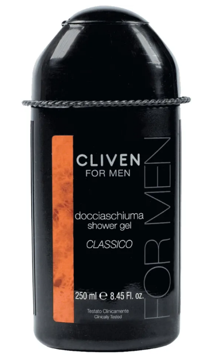 фото Cliven for men пена-гель для душа classico, 250 мл