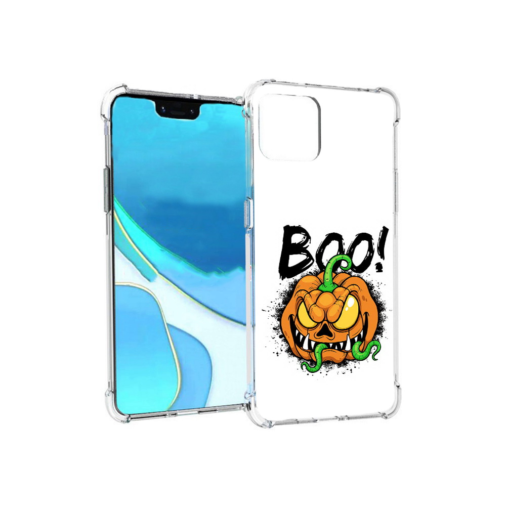 

Чехол MyPads Tocco для Google Pixel 4 XL Хэллоуин бу, Прозрачный, Tocco