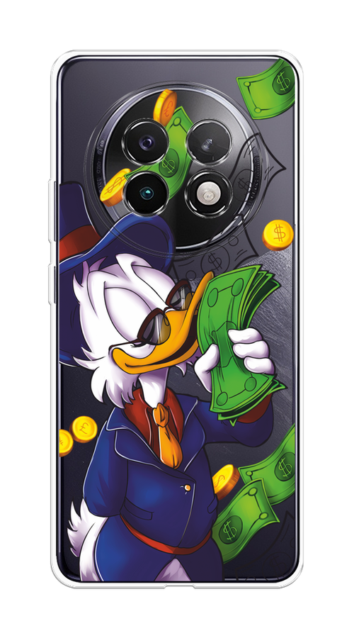

Чехол на Realme 13+ "Scrooge McDuck with Money", Синий;зеленый;белый, 2518750-1