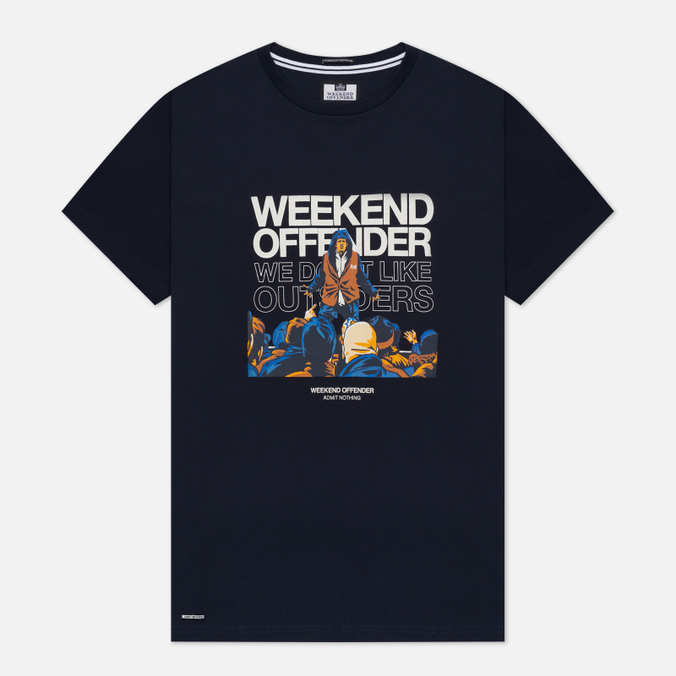 фото Футболка мужская weekend offender ptaw2109 синяя xl