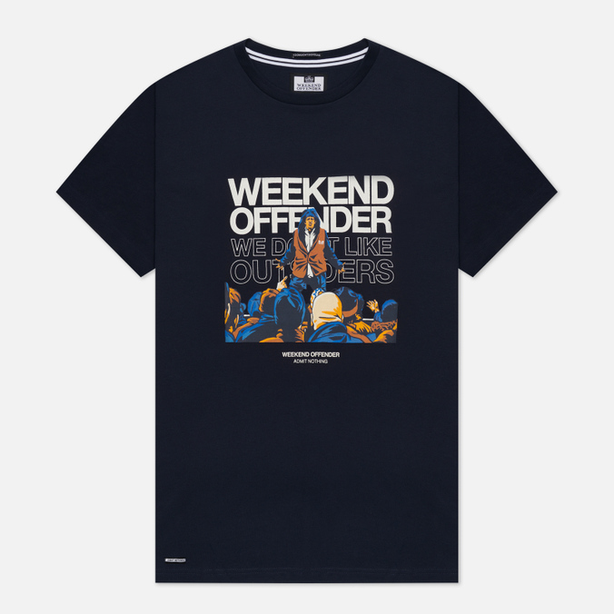 фото Футболка мужская weekend offender ptaw2109 синяя m