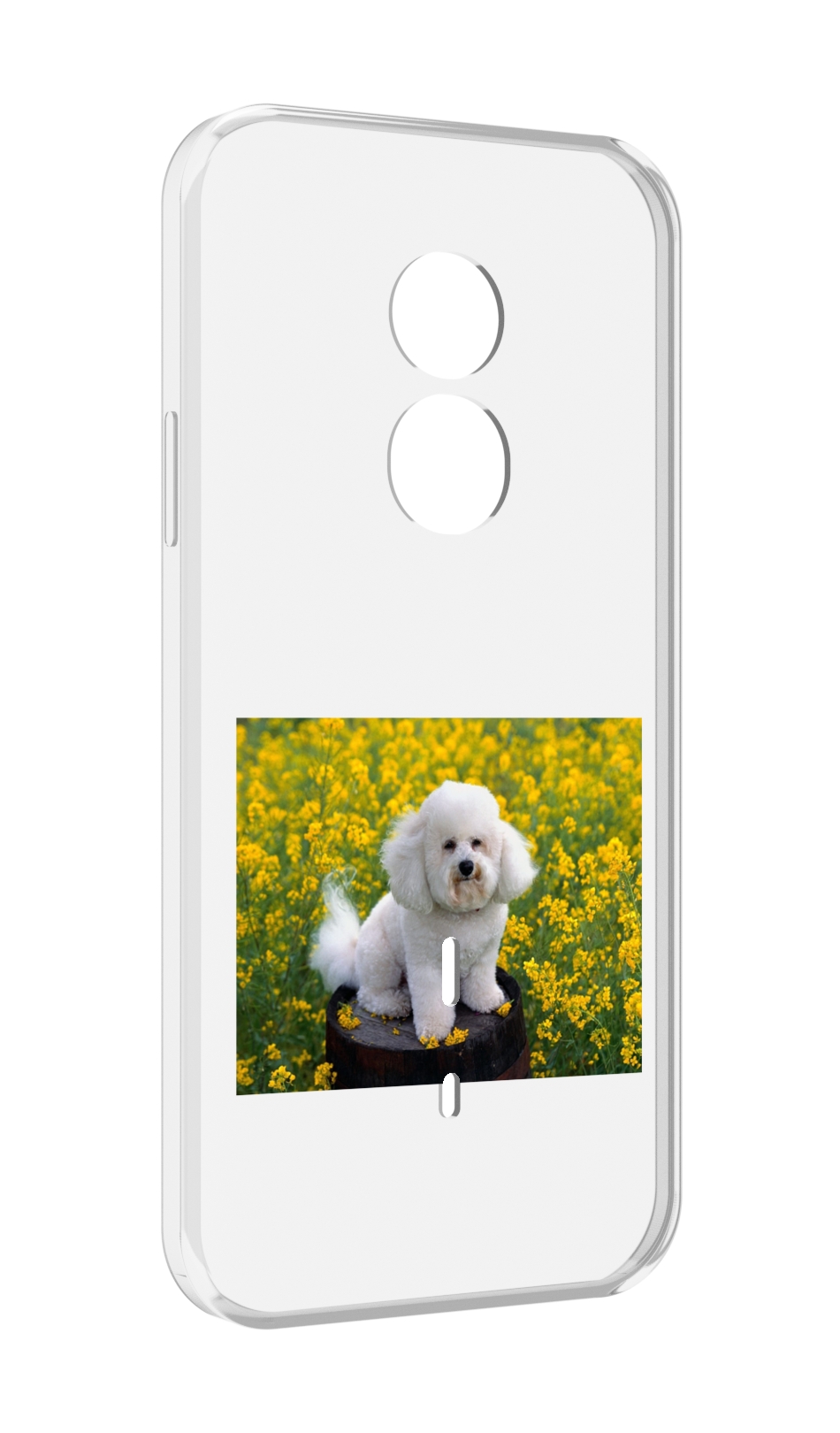 

Чехол MyPads пудель белыи для Doogee S51, Прозрачный, Tocco