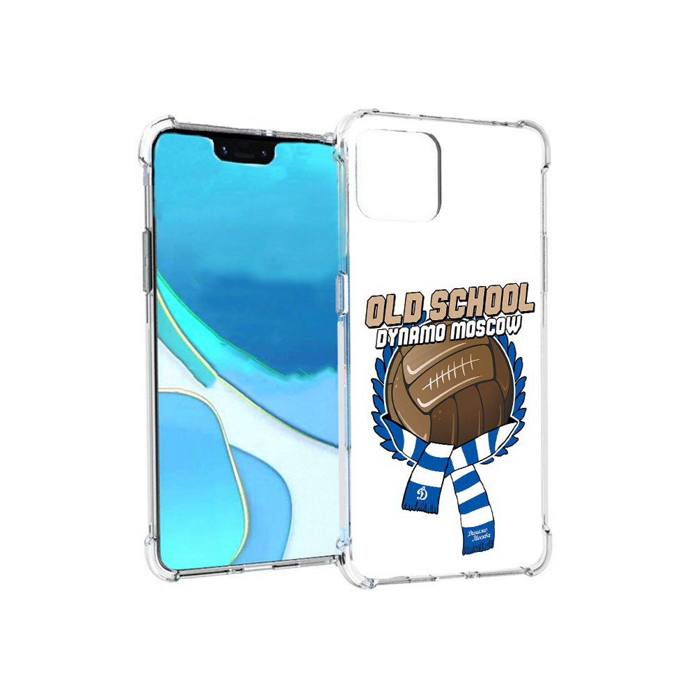 

Чехол MyPads Tocco для Google Pixel 4 XL ФК Динамо олд скул, Прозрачный, Tocco