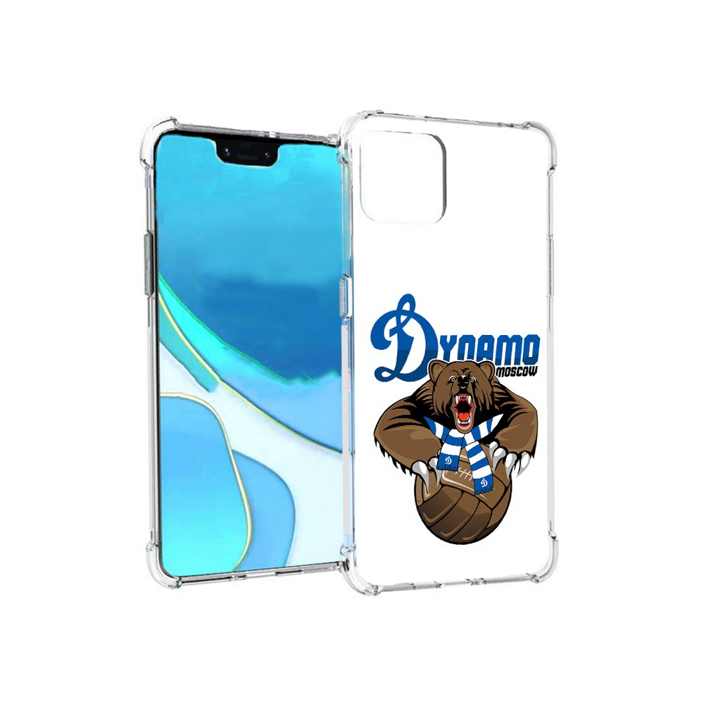 

Чехол MyPads Tocco для Google Pixel 4 XL ФК Динамо медведь, Прозрачный, Tocco