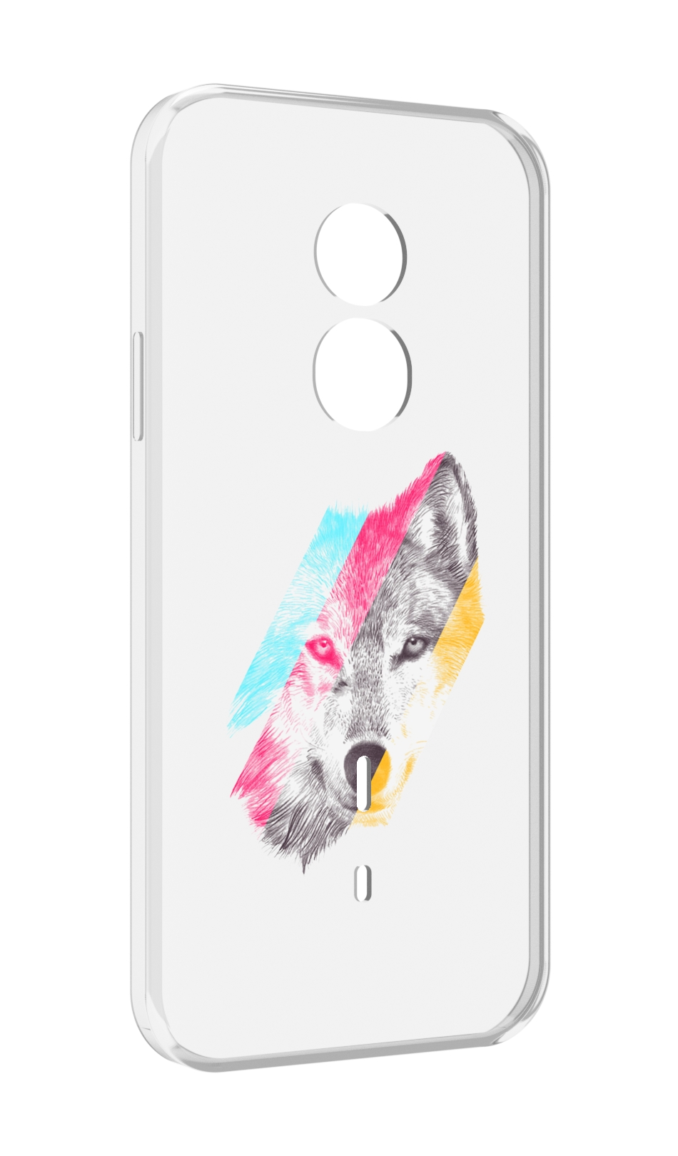 

Чехол MyPads волк градиент для Doogee S51, Прозрачный, Tocco