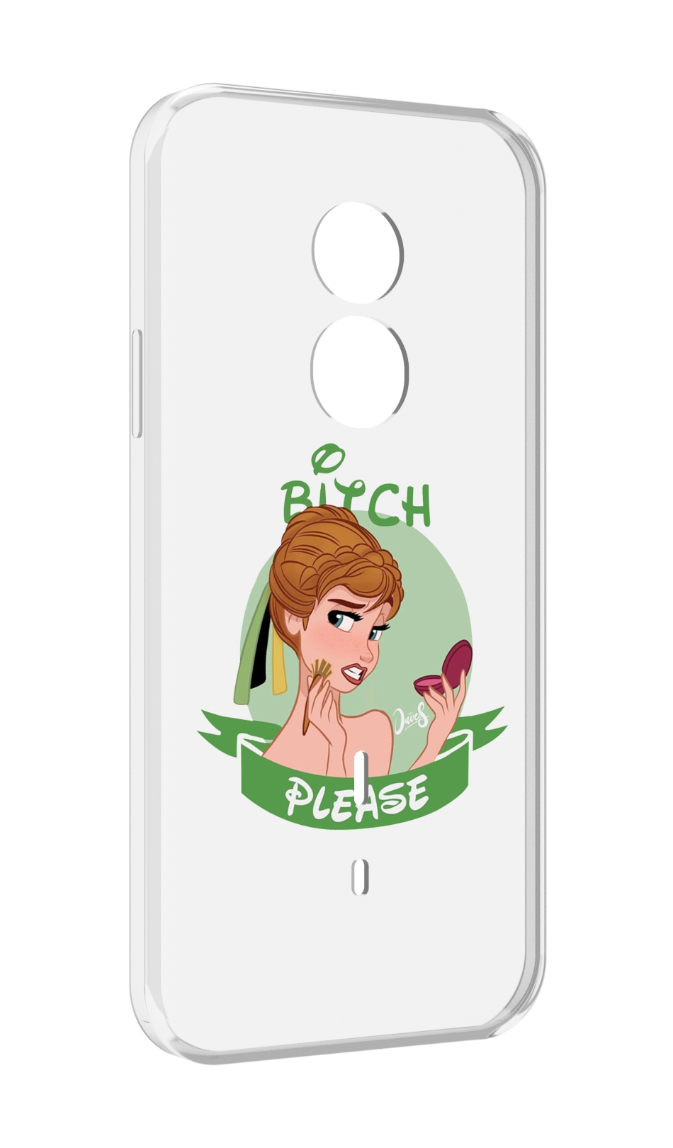 

Чехол MyPads принцесса-Анна женский для Doogee S51, Прозрачный, Tocco