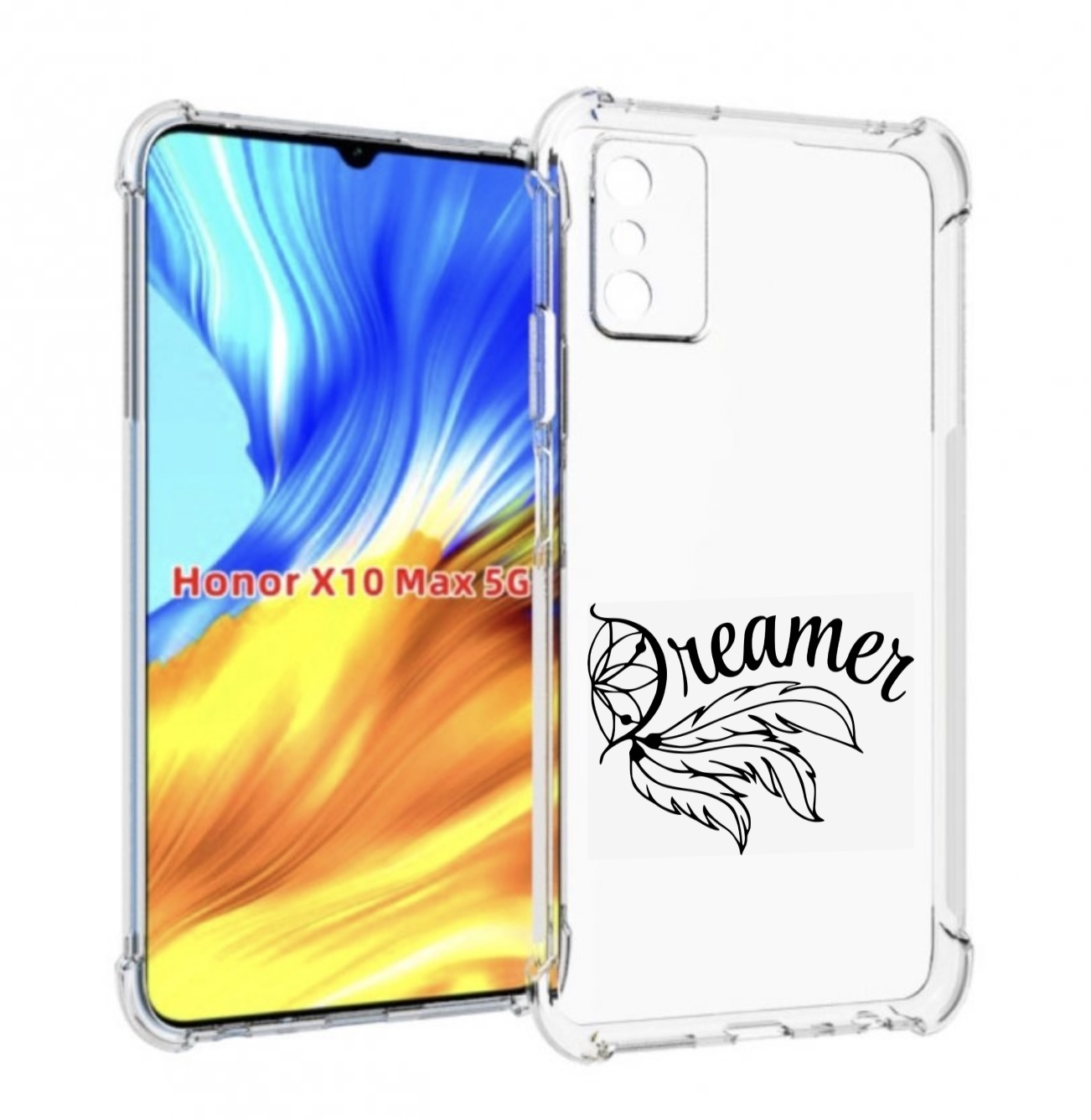 

Чехол MyPads мечтадел для Honor X10 Max, Прозрачный, Tocco