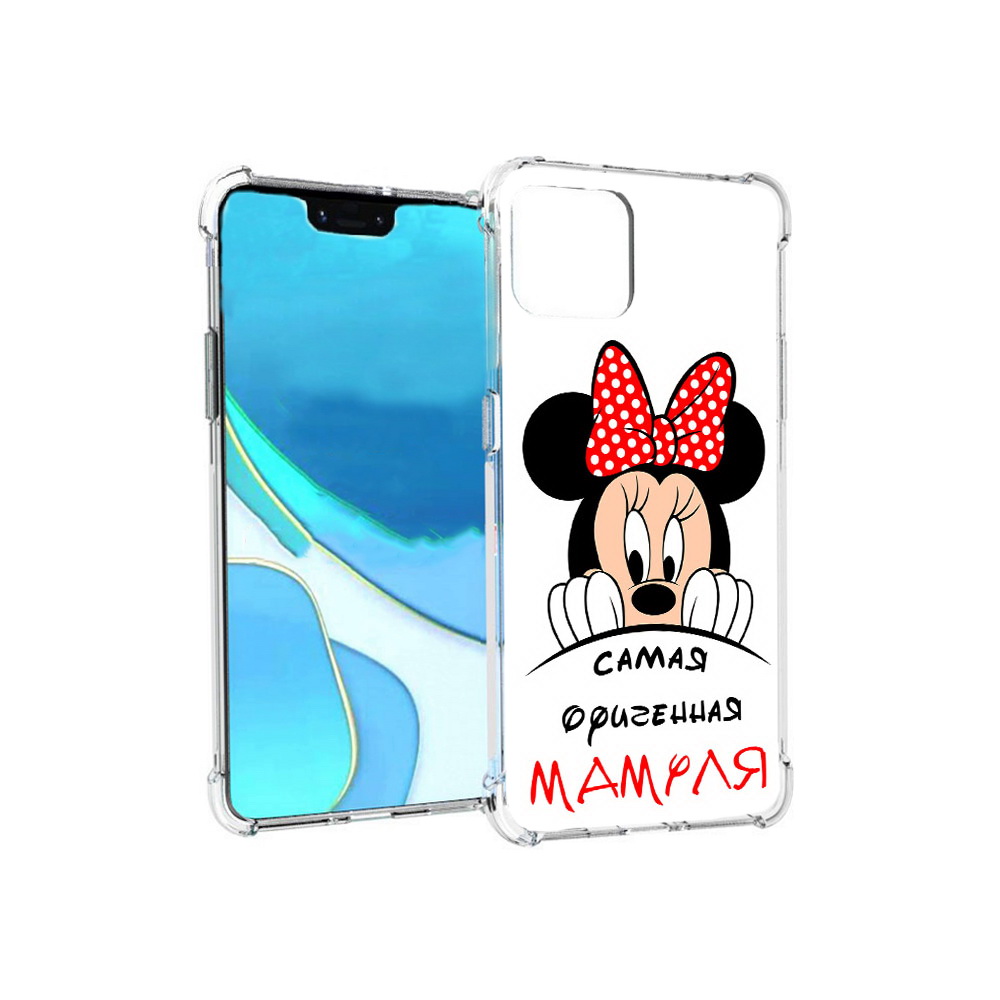 

Чехол MyPads Tocco для Google Pixel 4 XL Самая лучшая мамуля Мини Маус, Прозрачный, Tocco