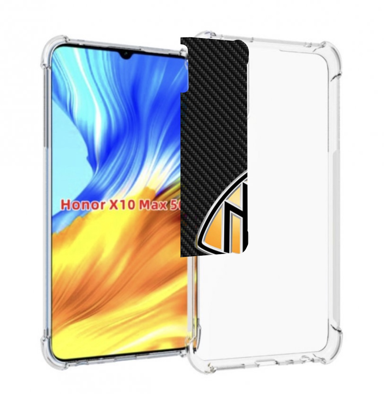 

Чехол Mypads Maybach Для Honor X10 Max, Прозрачный, Tocco
