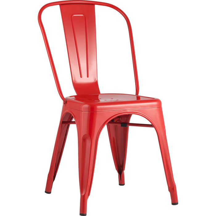 фото Стул tolix красный глянцевый stool group
