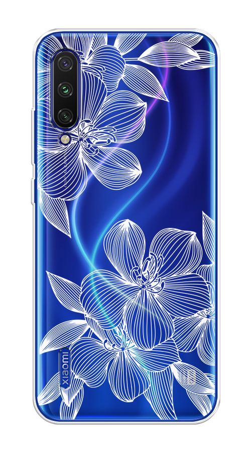 

Чехол на Xiaomi Mi CC9E/Mi A3 "Крокус", Белый;прозрачный, 36050-1