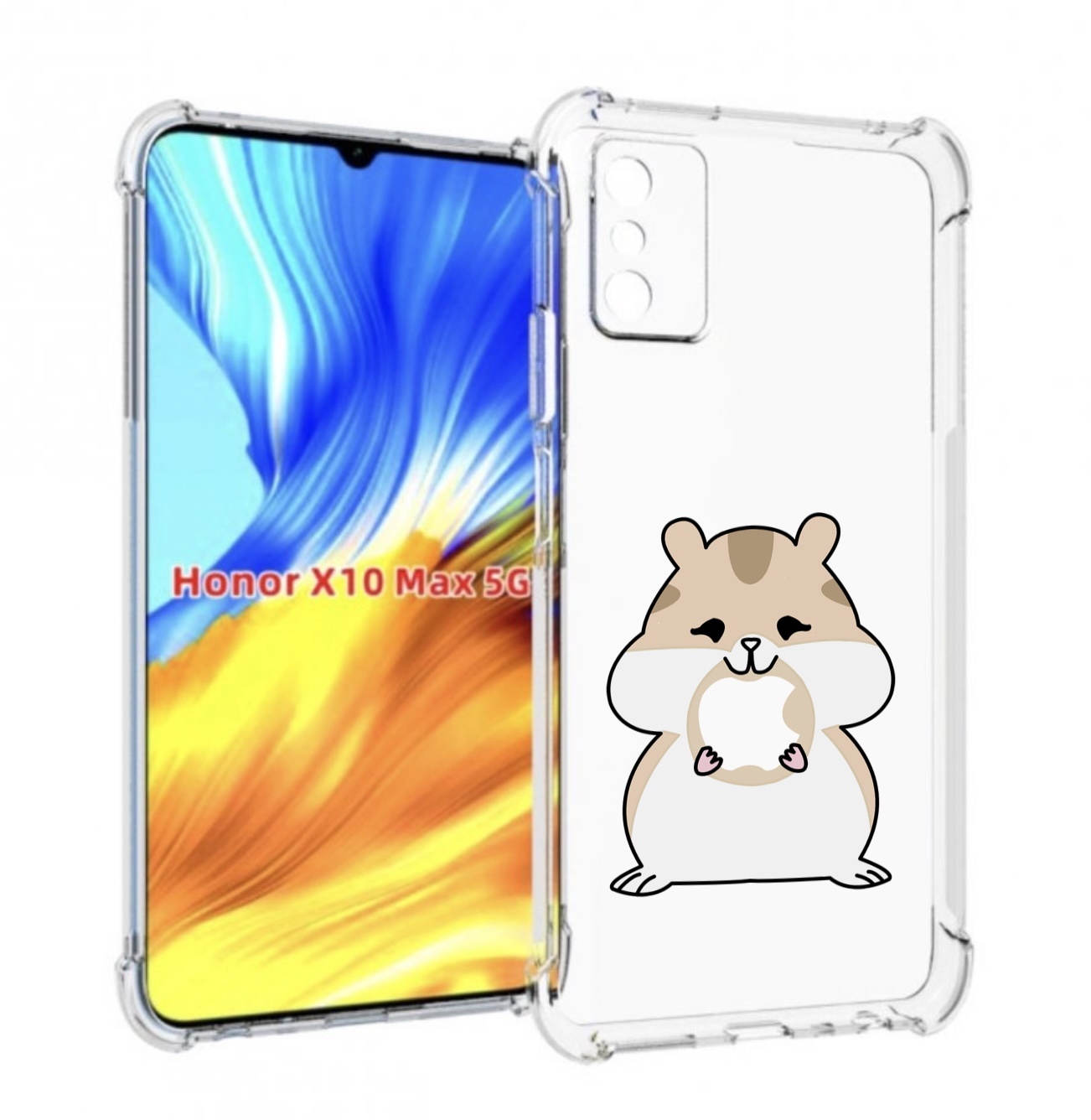 

Чехол MyPads любитель-яблок детский для Honor X10 Max, Прозрачный, Tocco