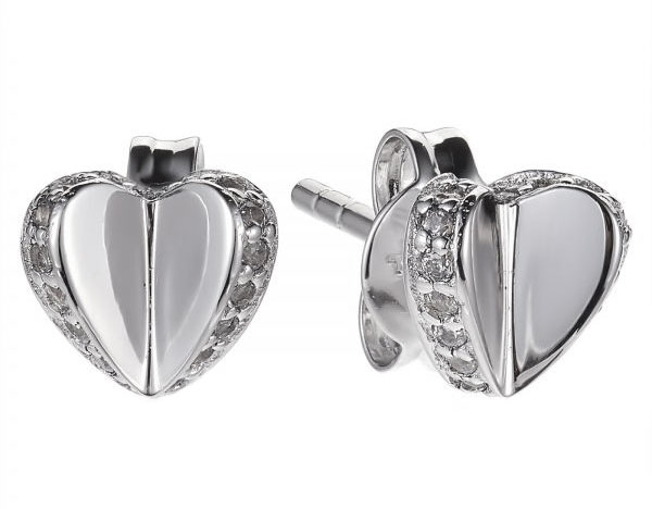 

Серьги пусеты из серебра с фианитом Fossil JFS00423040, JFS00423040