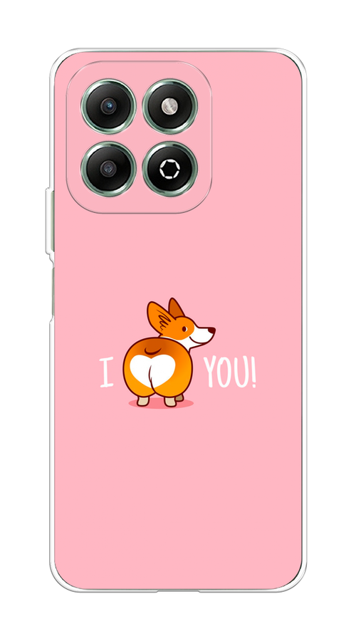 

Чехол на Honor X6b "Корги I love you", Розовый;коричневый;белый, 6124950-1