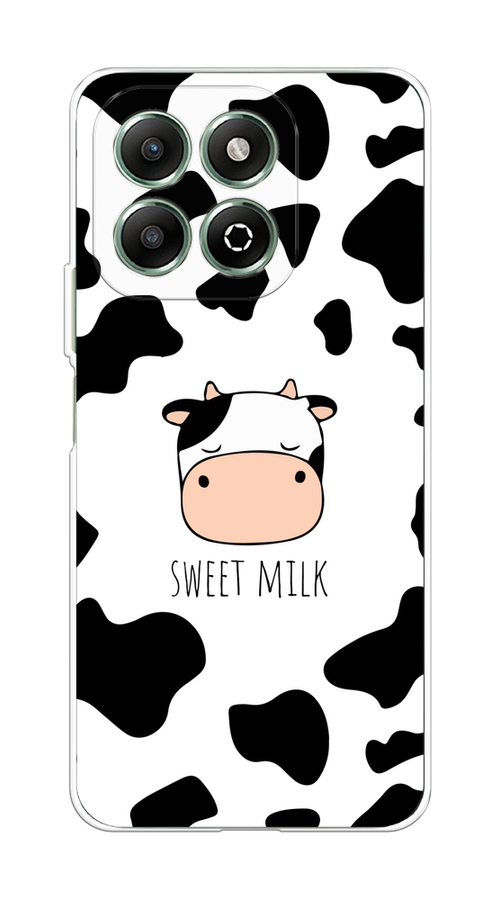 

Чехол на Honor X6b "Sweet milk", Розовый;белый;черный, 6124950-1